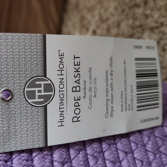 Rainbow Rope Basket - Picture 2 of 4